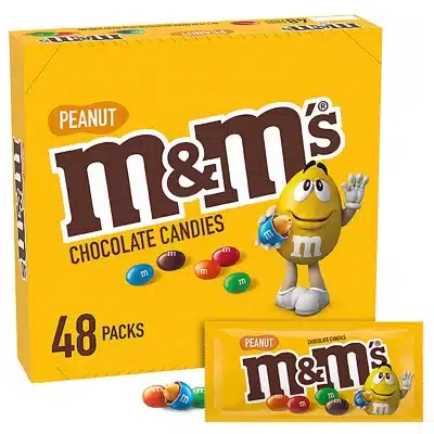 CANDY BAR'S:M&M PEANUT 48CT