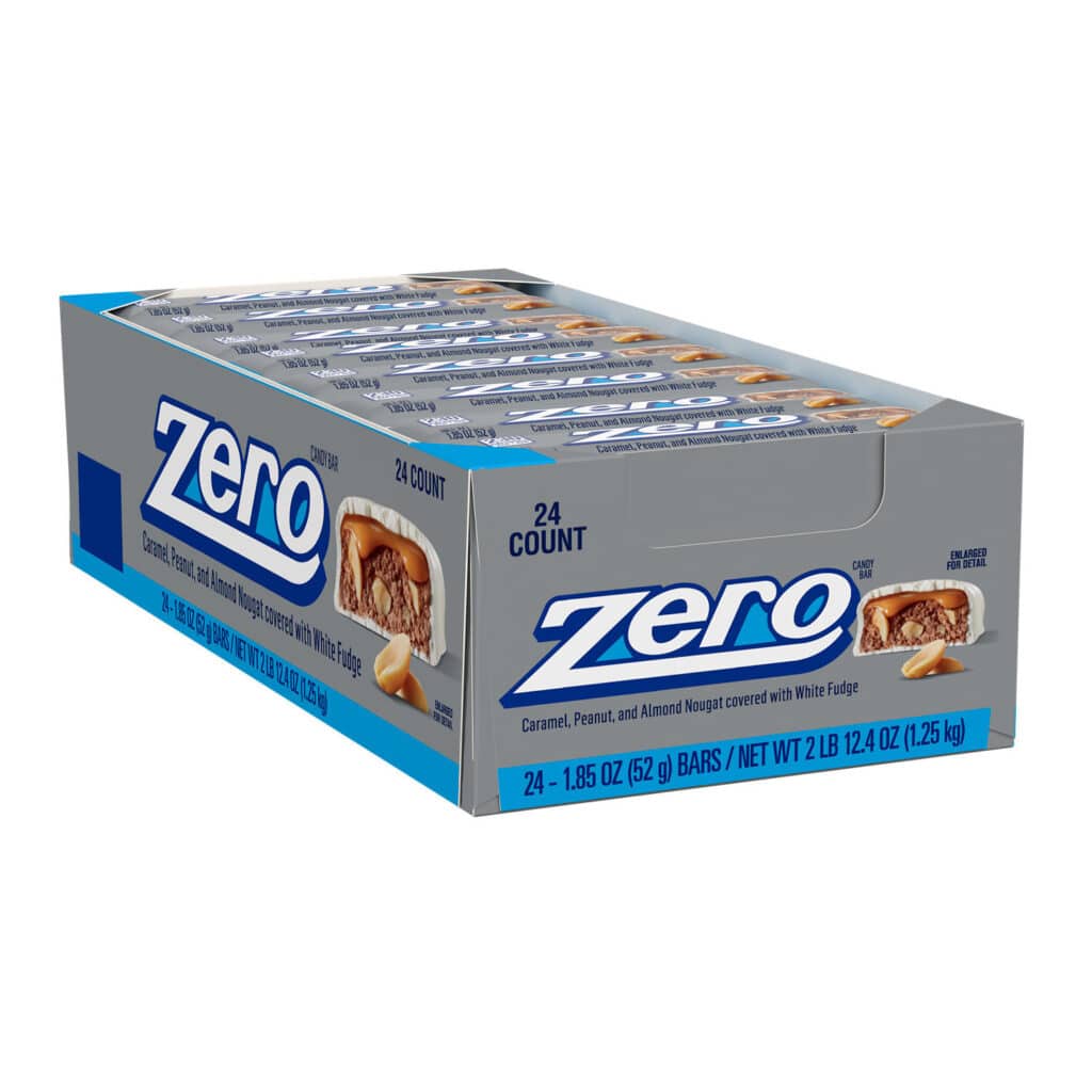 CANDY BAR'S:ZERO CANDY BAR 24CT