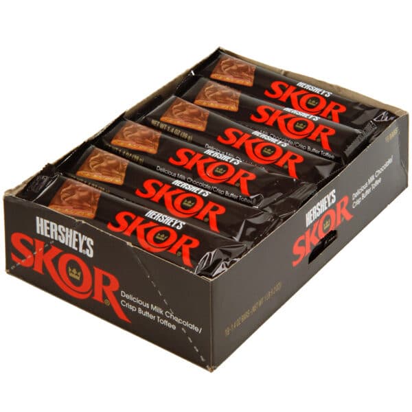 CANDY BAR'S:SKOR CANDY BAR 18CT