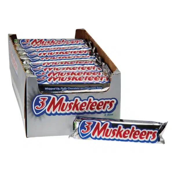 CANDY BAR'S:KING SIZE THREE MUSKTEERS 24CT